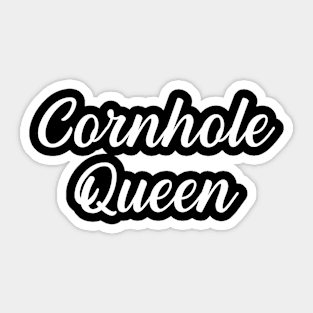 Cornhole Queen Sticker